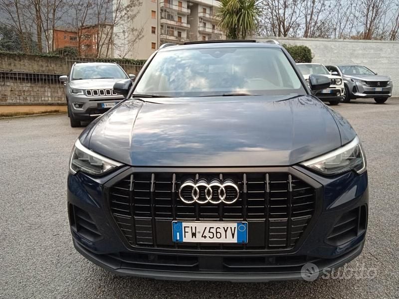 Usata Audi Q3 Advanced 150 CV (110 kW) 2019 Blu SUV