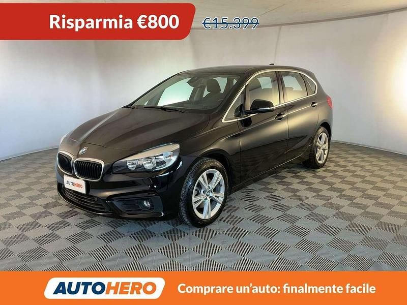 Usata BMW 216 Active Tourer Advantage 116 CV (85 kW) 2018 Nero Monovolume