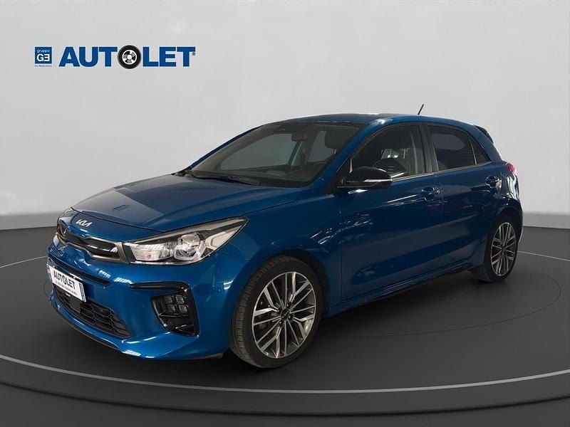 Usata Kia Rio GT-Line 101 CV (74 kW) 2022 Blu Berlina