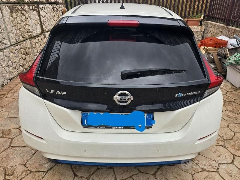 Usata Nissan Leaf 39 kW (54 CV) 2018 Bianco Utilitaria