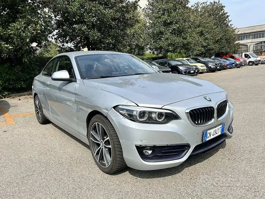 Usata BMW 218 Sport Line 150 CV (110 kW) 2019 Grigio Coupé