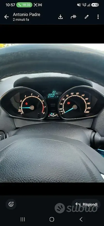 Usata Ford Fiesta 95 CV (69 kW) 2017 Nero Utilitaria