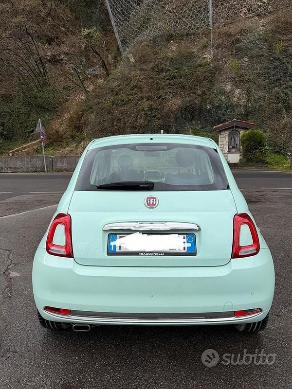 Usata Fiat 500 Lounge 95 CV (69 kW) 2017 Verde Utilitaria