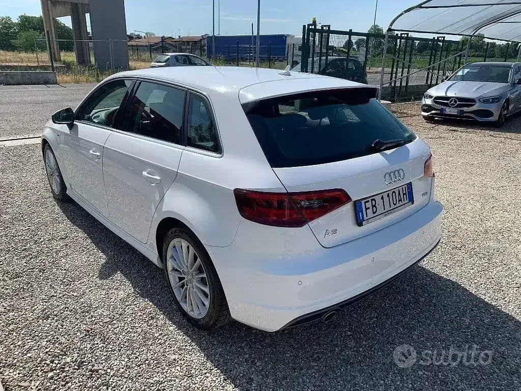 Usata Audi A3 Admired 110 CV (80 kW) 2015 Bianco Berlina