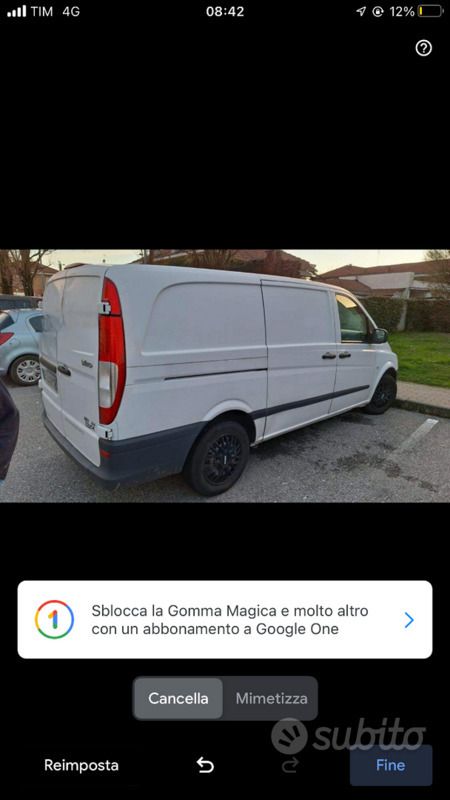 Bianco Usata 2012 Mercedes Vito Furgone | 4500 € (Super prezzo) - Immagine 1/4