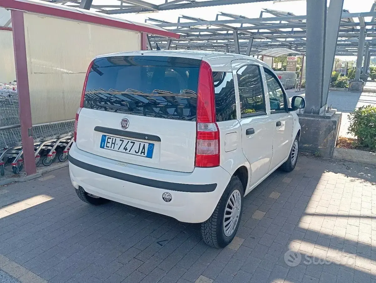 Usata Fiat Panda 69 CV (50 kW) 2011 Bianco Utilitaria