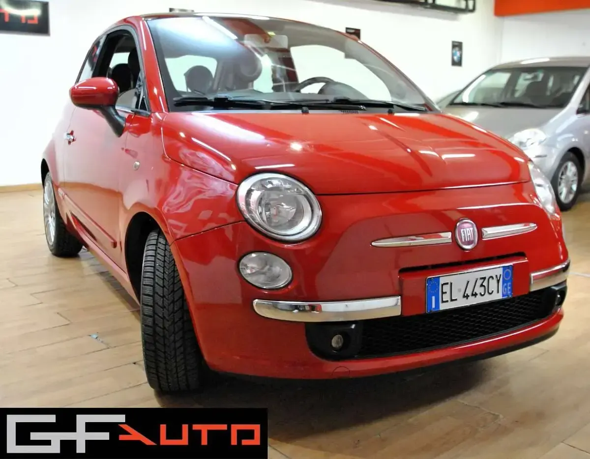 Usata Fiat 500 Lounge 69 CV (50 kW) 2011 Rosso Utilitaria