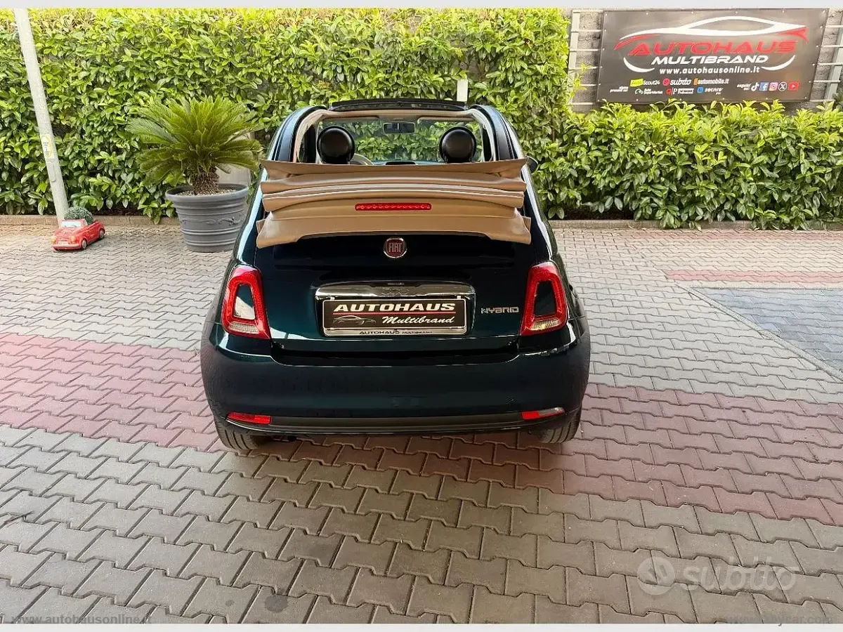 Usata Fiat 500C 70 CV (51 kW) 2024 Blu Cabrio