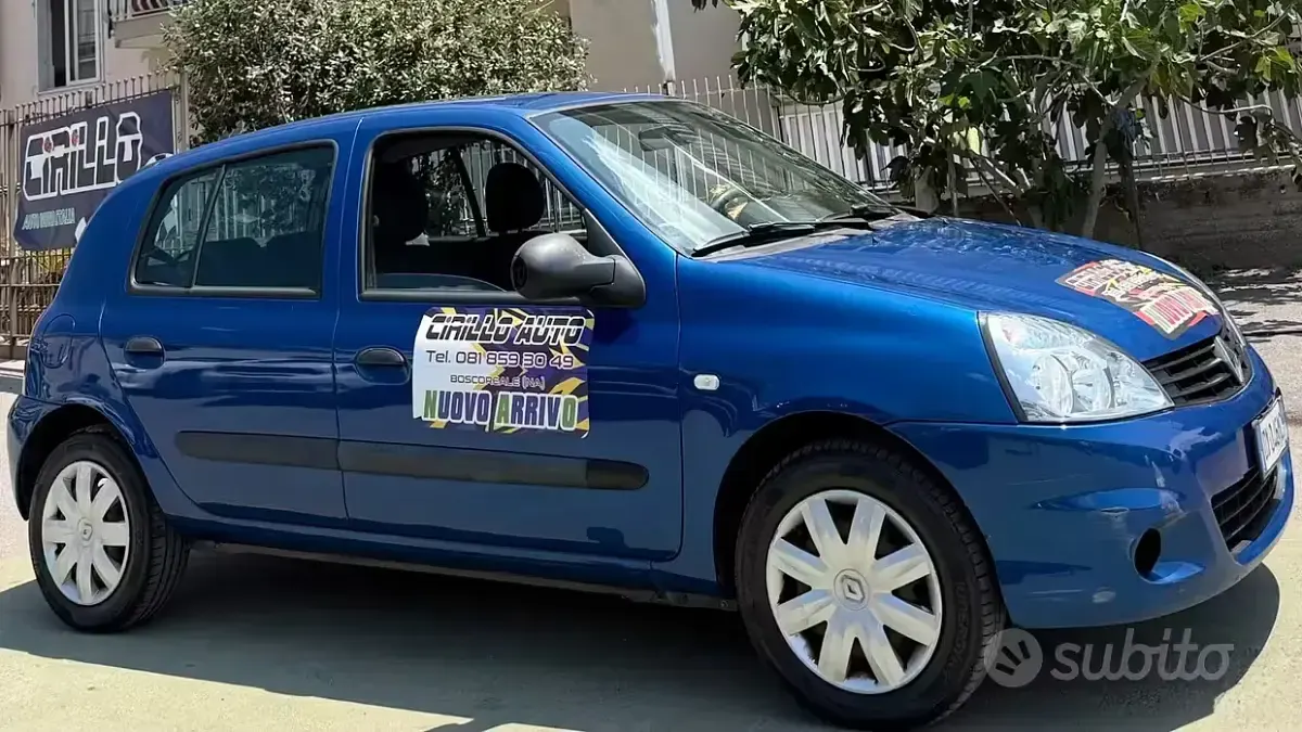 Usata Renault Clio 58 CV (42 kW) 2009 Bluazzurro Utilitaria