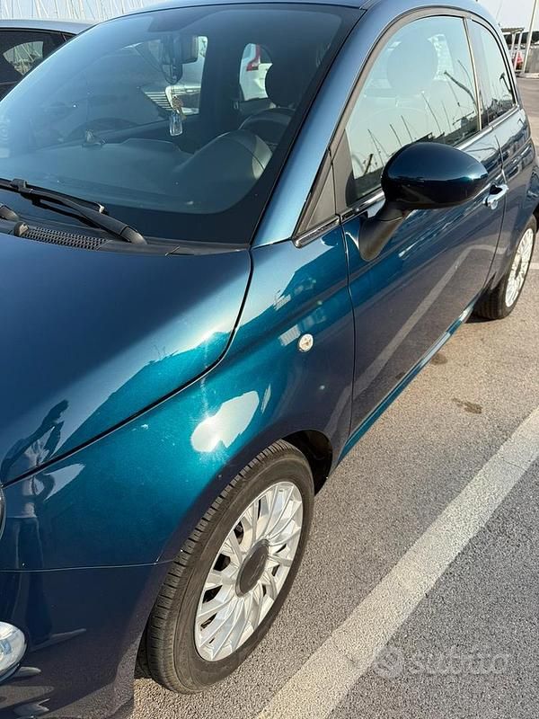 Usata Fiat 500 Lounge 69 CV (50 kW) 2020 Blu Utilitaria