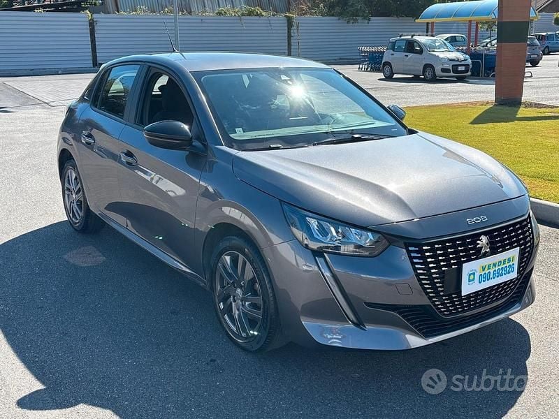 Usata Peugeot 208 101 CV (74 kW) 2022 Grigio Utilitaria