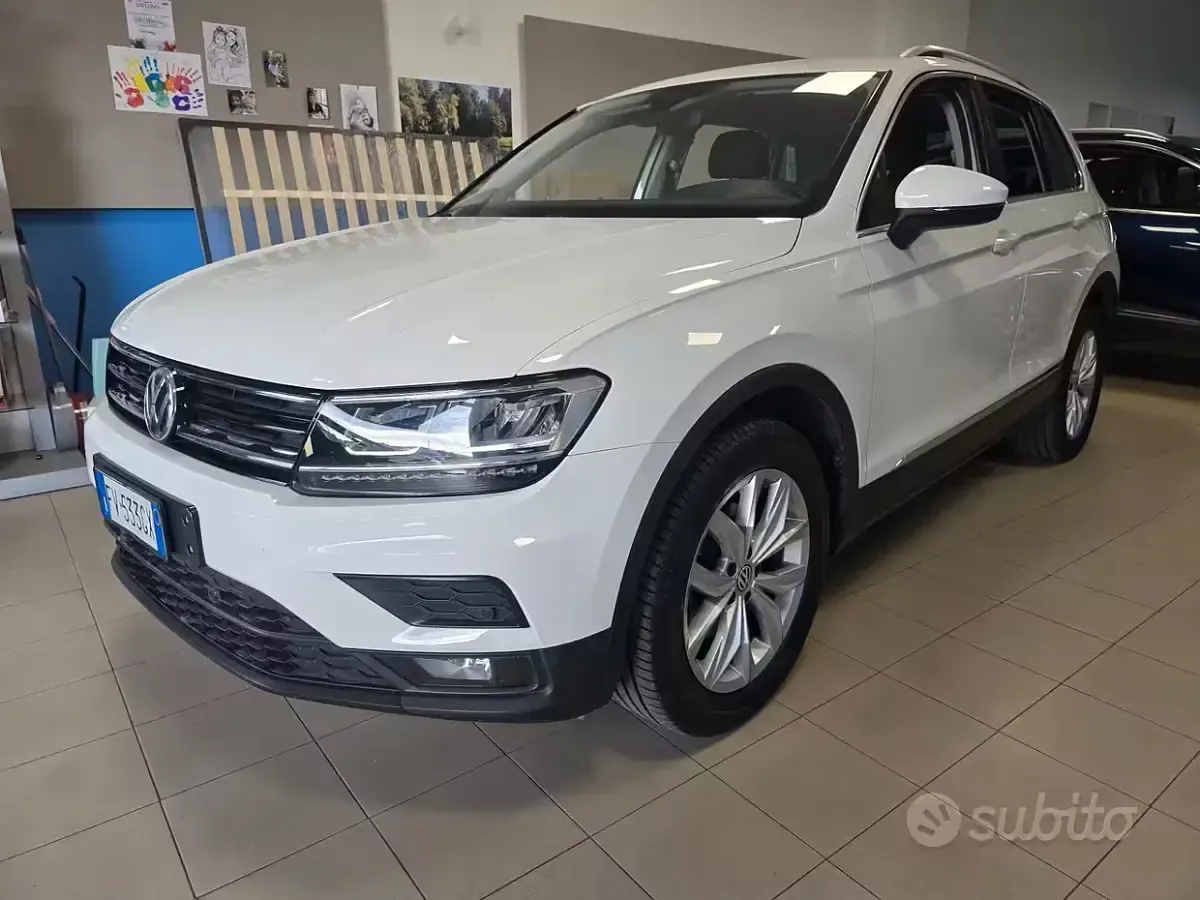 Usata VW Tiguan Advance 150 CV (110 kW) 2019 Bianco SUV