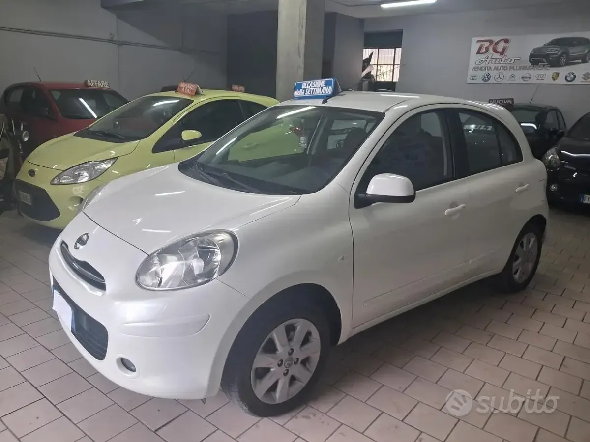 Usata Nissan Micra 80 CV (58 kW) 2012 Bianco Utilitaria