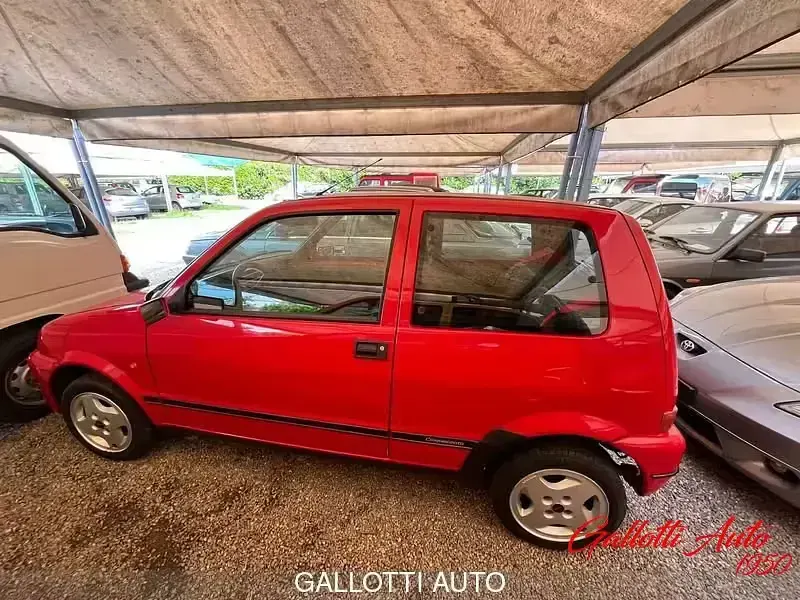 Usata Fiat Cinquecento 54 CV (39 kW) 1997 Rosso Utilitaria