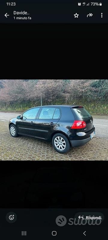 Usata VW Golf VI 2008 Nero Utilitaria