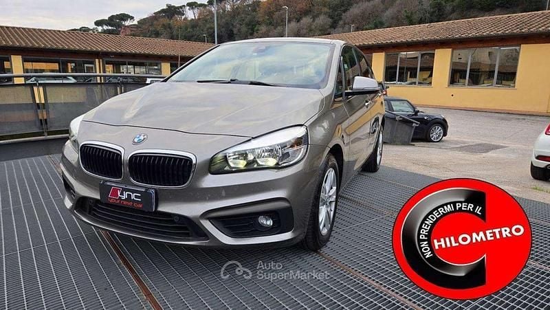 Usata BMW 216 Active Tourer Efficient Dynamics 116 CV (85 kW) 2015 Grigio Monovolume
