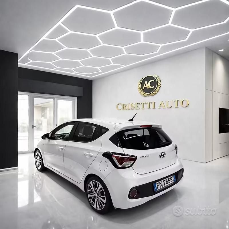 Usata Hyundai i10 Style 69 CV (50 kW) 2018 Bianco Utilitaria