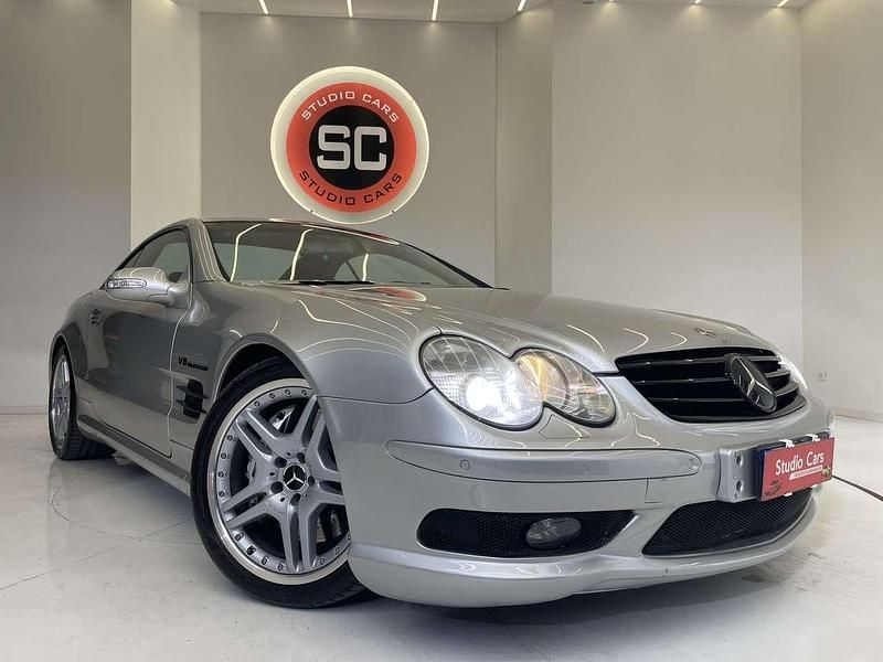 Usata Mercedes SL55 AMG AMG 500 CV (367 kW) 2002 Argento Cabrio
