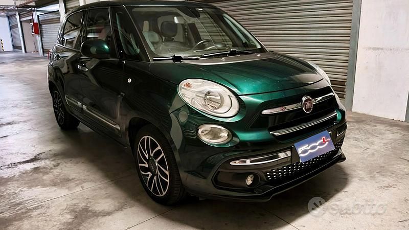 Usata Fiat 500L Lounge 120 CV (88 kW) 2017 Verde Monovolume