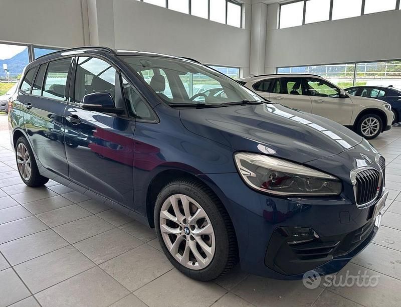 Usata BMW 218 Gran Tourer Comfort Edition 150 CV (110 kW) 2019 Blu/azzurro Monovolume