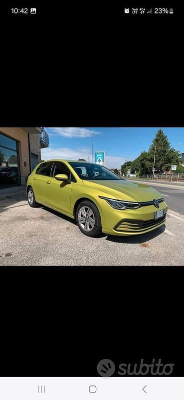Usata VW Golf VII 115 CV (84 kW) 2021 Giallo Utilitaria