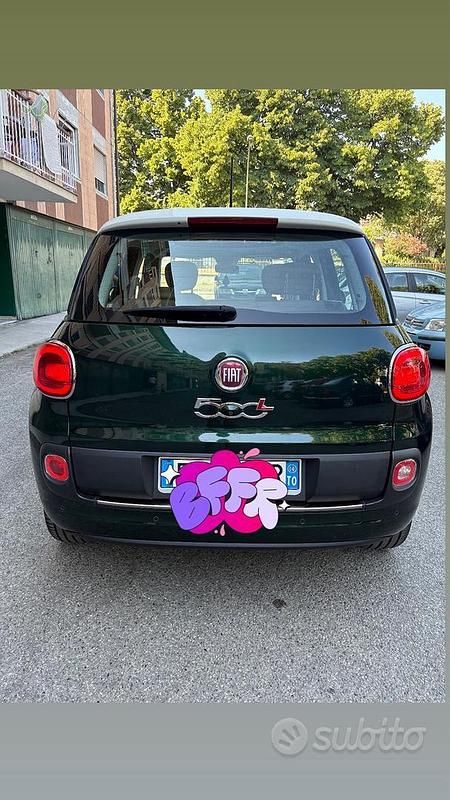 Usata Fiat 500L 105 CV (77 kW) 2014 Verde Monovolume