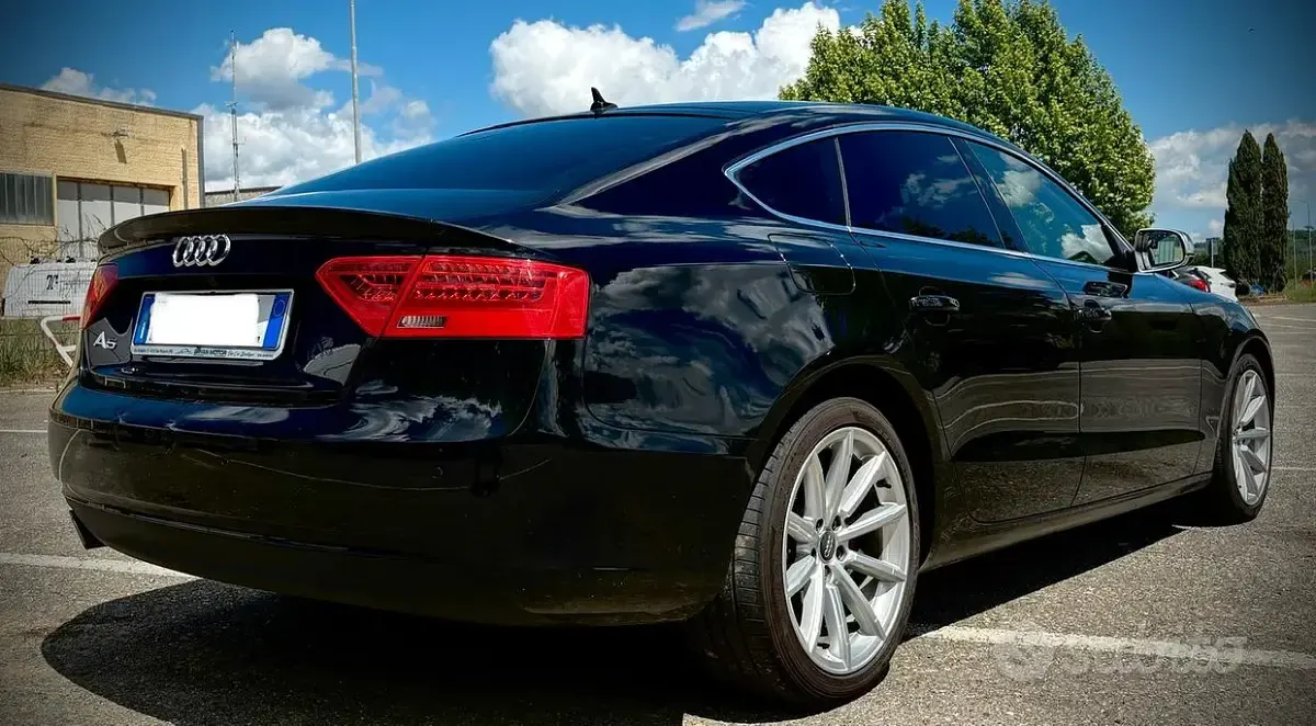 Usata Audi A5 S-Line 136 CV (100 kW) 2015 Nero Coupé
