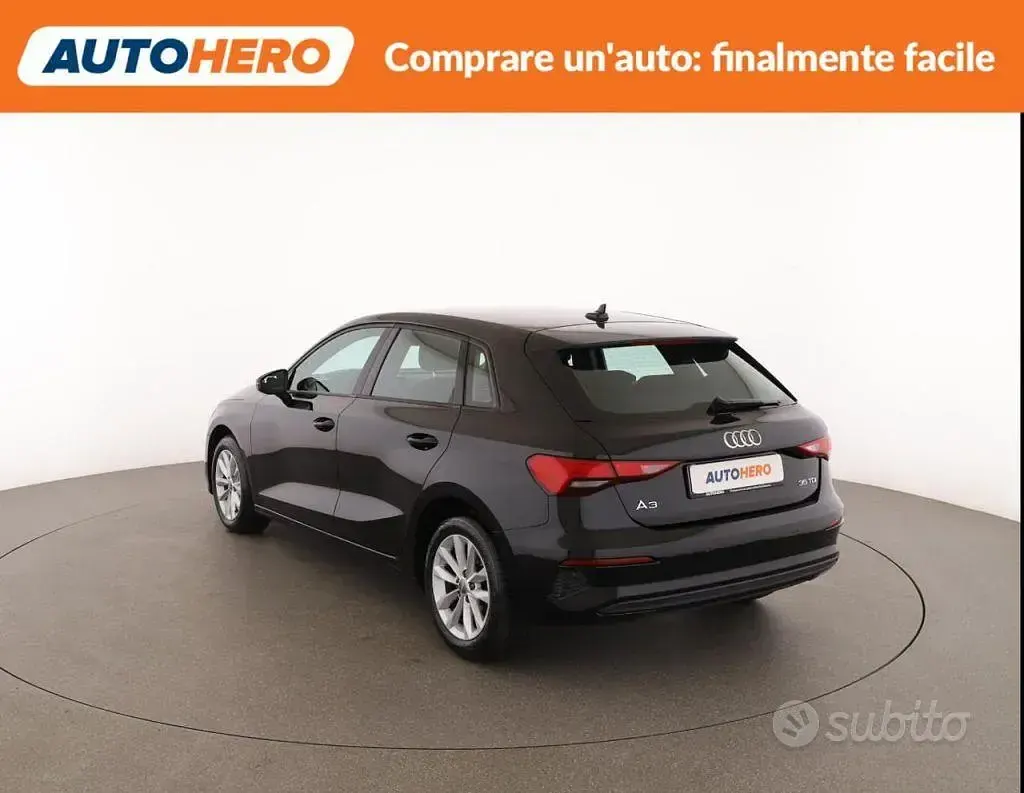 Usata Audi A3 150 CV (110 kW) 2020 Nero Berlina