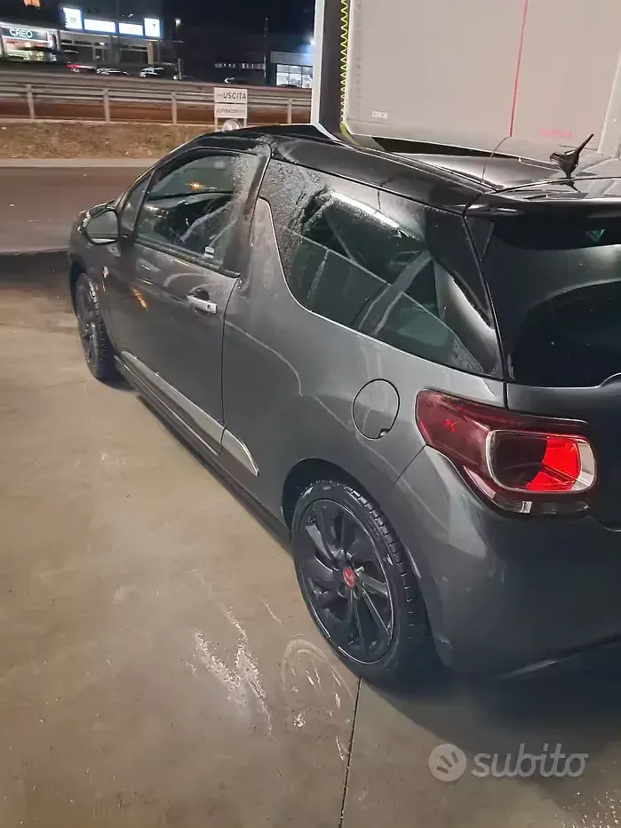 Usata DS Automobiles DS3 Performance 208 CV (152 kW) 2017 Grigio Utilitaria