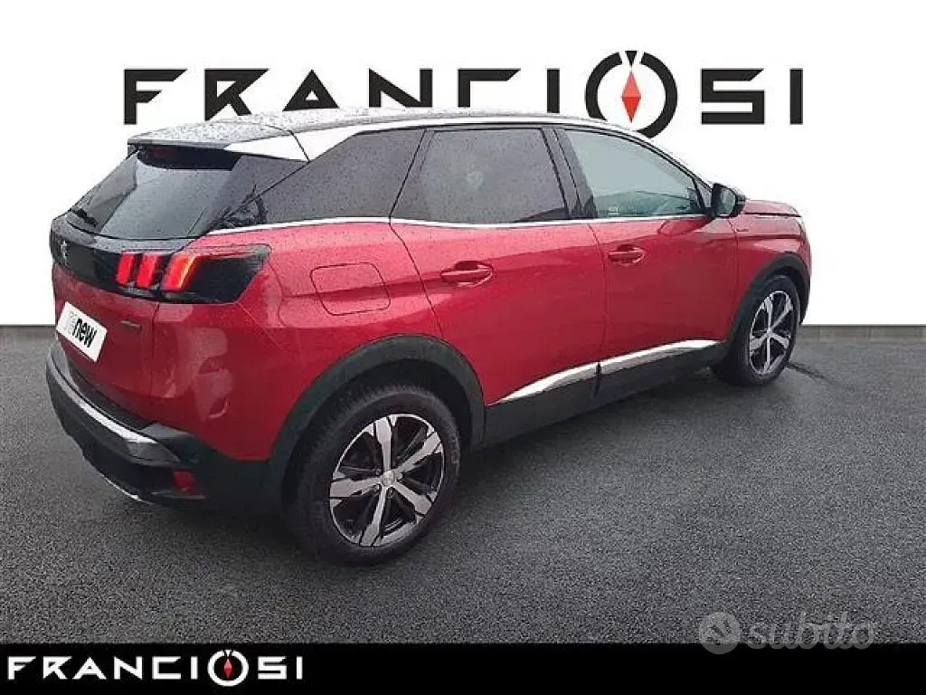 Usata Peugeot 3008 GT-line 131 CV (96 kW) 2019 Rosso SUV