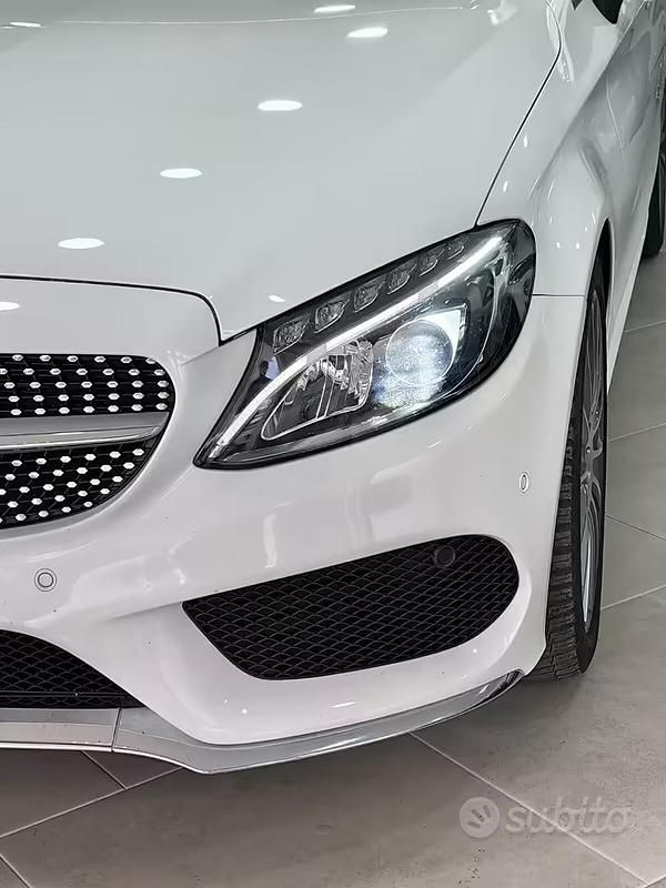 Usata Mercedes C220 Premium Plus 170 CV (125 kW) 2018 Bianco Coupé