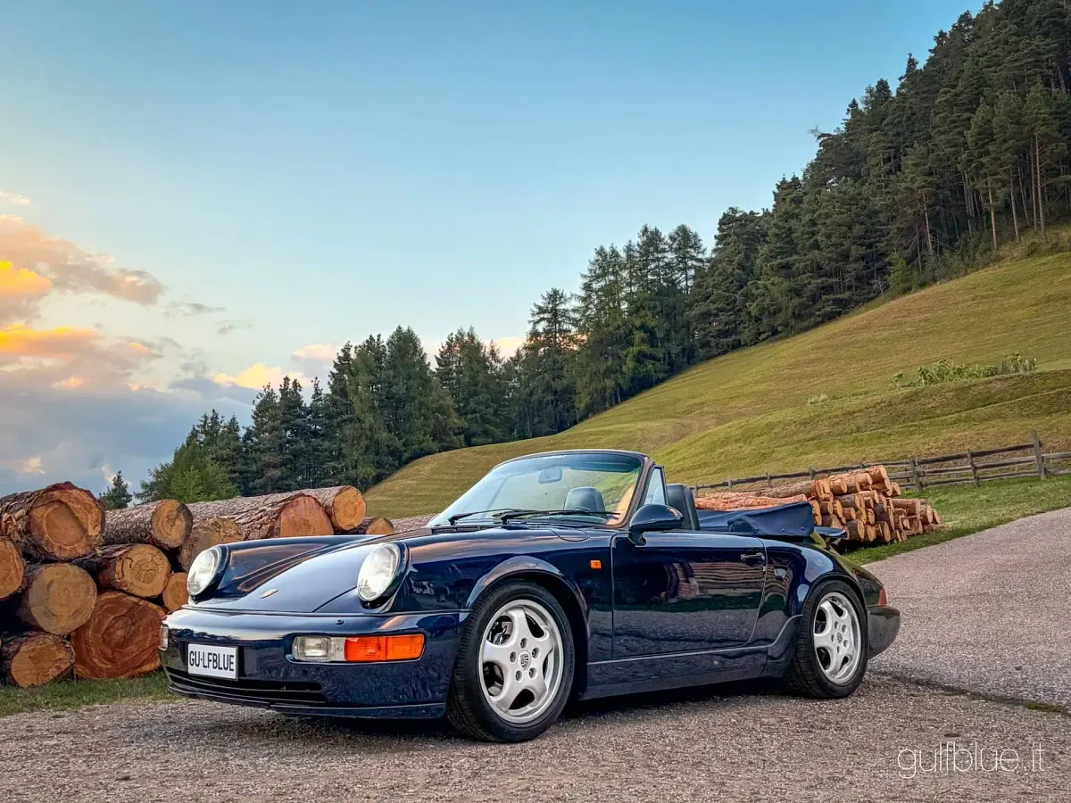 Usata Porsche 911 Carrera Cabriolet 250 CV (183 kW) 1991 Blu Cabrio