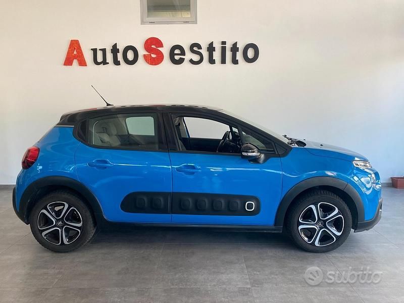 Usata Citroën C3 Shine 102 CV (75 kW) 2018 Blu Berlina
