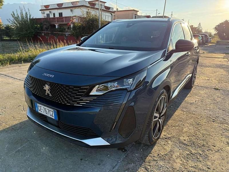 Usata Peugeot 3008 GT 131 CV (96 kW) 2021 Blu/azzurro SUV