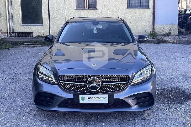 Usata Mercedes C200 Premium 160 CV (117 kW) 2019 Grigio Berlina