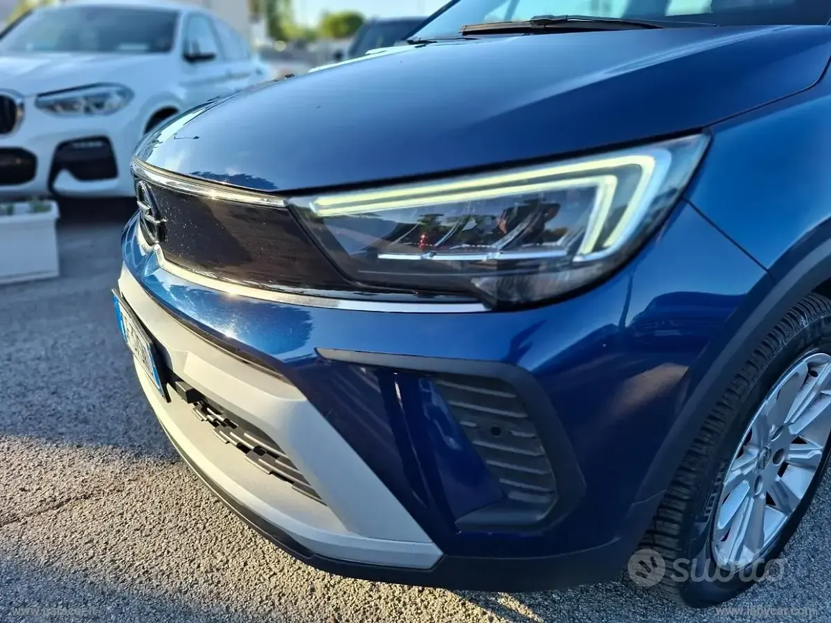 Usata Opel Crossland Edition 83 CV (61 kW) 2021 Bluazzurro SUV