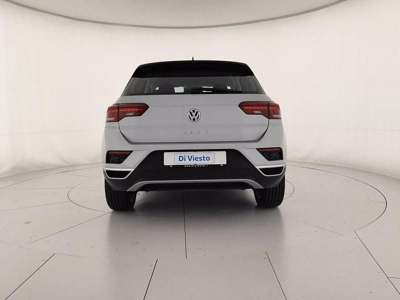 Usata VW T-Roc Advance 150 CV (110 kW) 2019 White silver metallizzato nero SUV