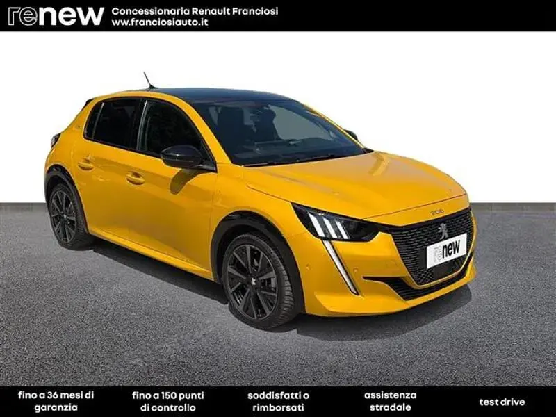 Usata Peugeot 208 GT 102 CV (75 kW) 2022 Giallo Utilitaria