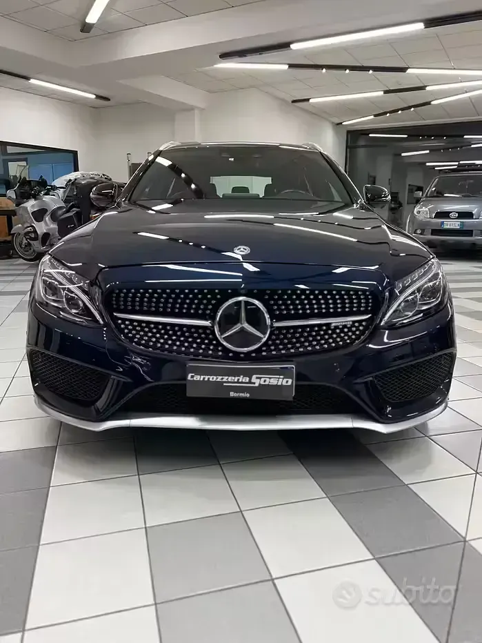 Usata Mercedes C43 AMG AMG 367 CV (269 kW) 2018 Blu Station wagon