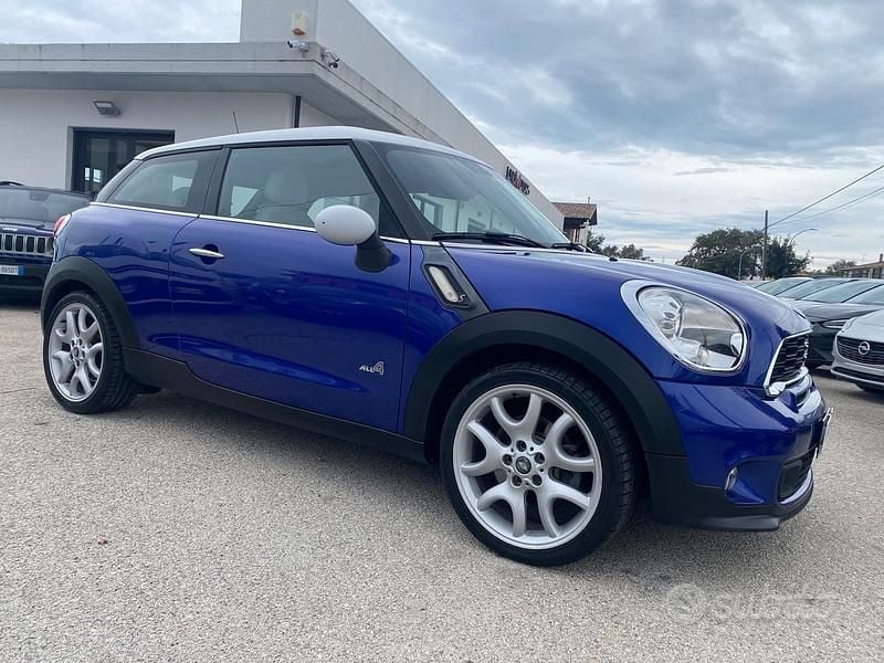 Usata Mini Cooper S Paceman 184 CV (135 kW) 2013 Blu SUV