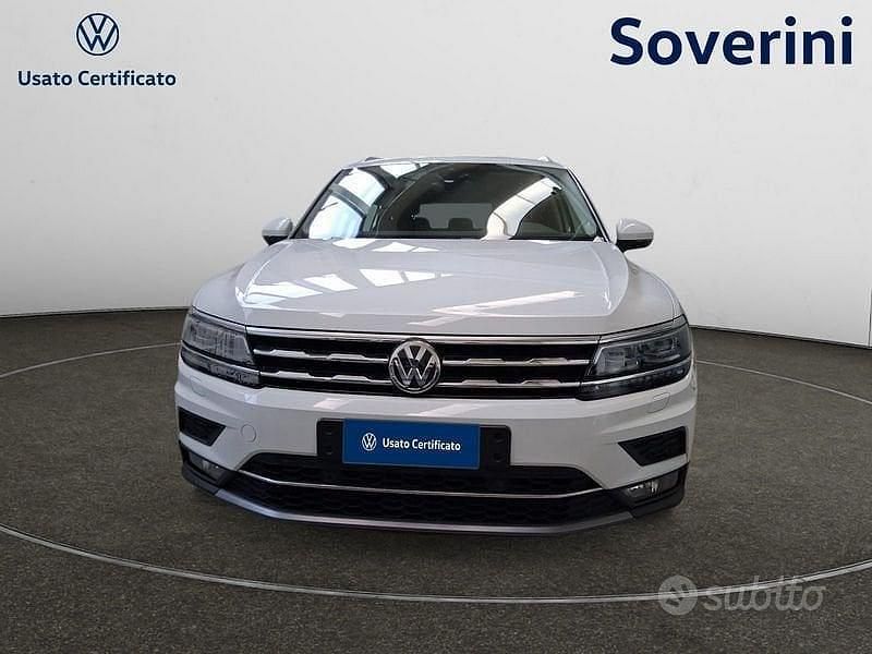 Usata VW Tiguan Allspace Advance 150 CV (110 kW) 2020 Bianco SUV