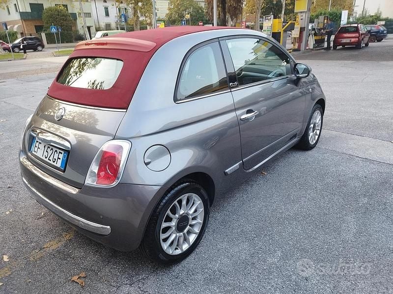 Usata Fiat 500 2010 Grigio Cabrio
