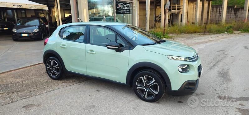 Verde Usata 2019 Citroën C3 Feel Berlina | 9300 € (Buon prezzo) - Immagine 1/4