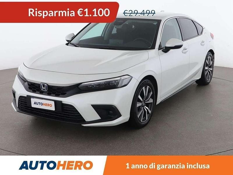 Bianco Usata 2024 Honda Civic Elegance Tre volumi | 28.399 € (Buon prezzo) - Immagine 1/3