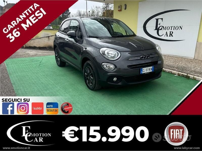 Grigio Usata 2022 Fiat 500X SUV | 15.990 € (Ottimo prezzo) - Immagine 1/4