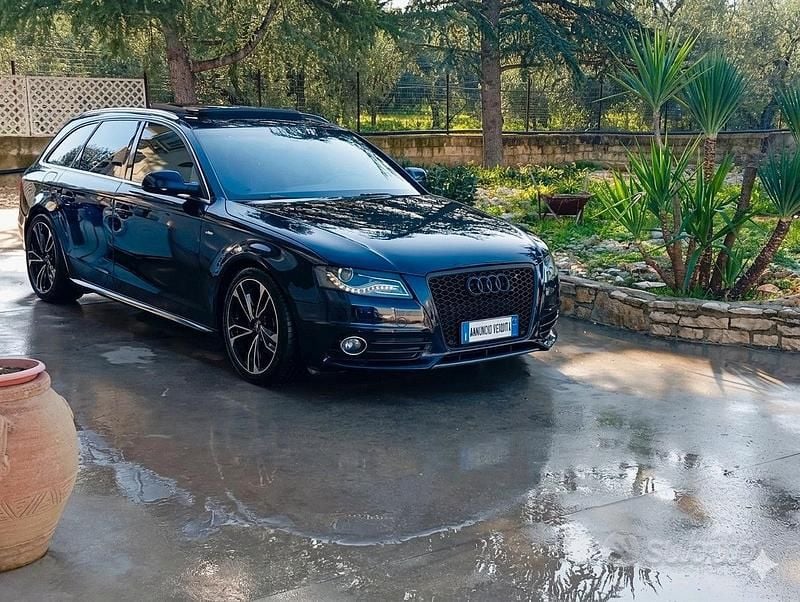Usata Audi A4 S-Line 170 CV (125 kW) 2010 Blu Station wagon