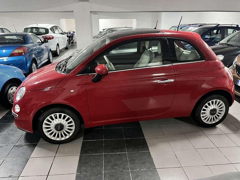 Usata Fiat 500 Lounge 69 CV (50 kW) 2013 Rosso Utilitaria