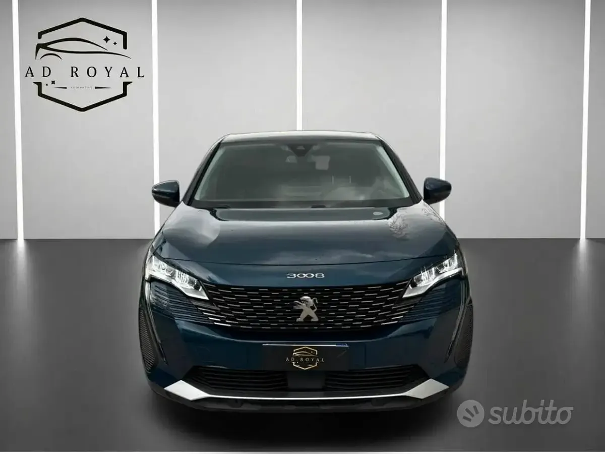 Begagnad Peugeot 3008 Active 131 HK (96 kW) 2021 Blå SUV