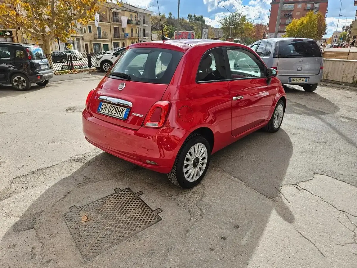 Usata Fiat 500 Lounge 69 CV (50 kW) 2021 Rosso Utilitaria