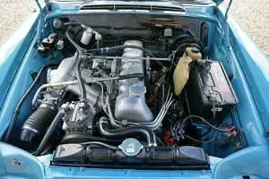 Begagnad Mercedes 250 SE 150 HK (110 kW) 1967 Blå Sportkupé